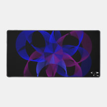 3D bis 2D Geometrische Zylinderring-Maus-Pad-Mat