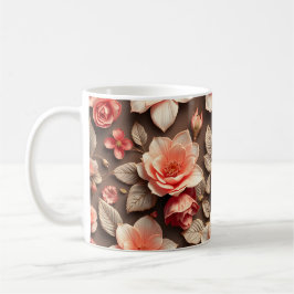 3D-Blumen Kaffeetasse