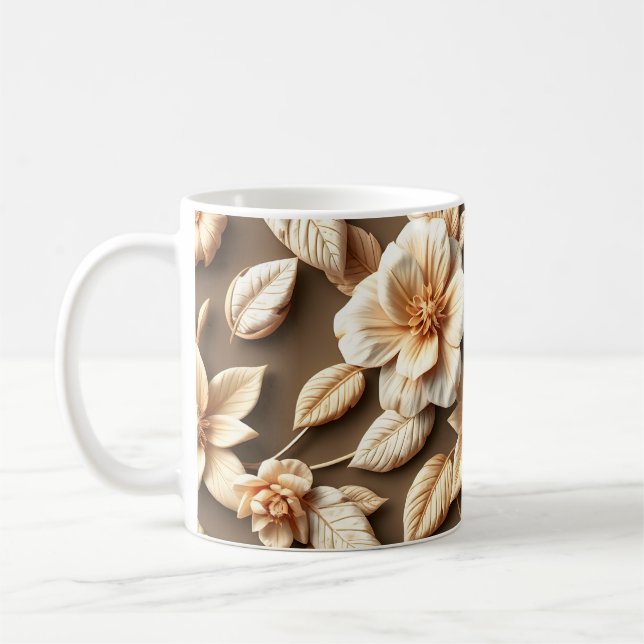 3D-Blumen Kaffeetasse (Links)
