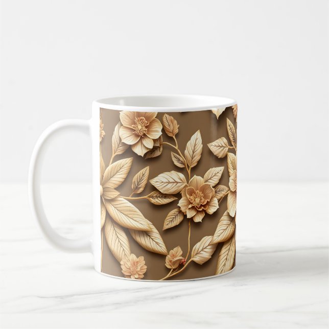 3D-Blumen Kaffeetasse (Links)