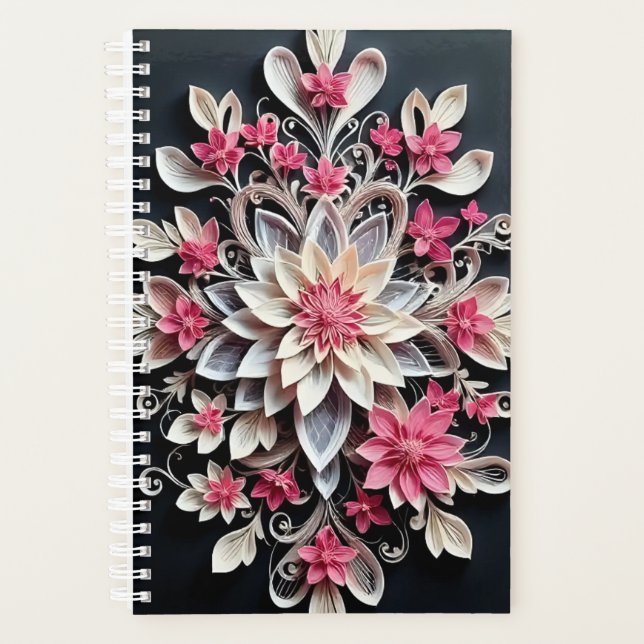 3D-Blumendesign Planer (Vorderseite)