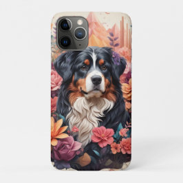 3D Blumenfantasy Bernese Mountain Dog Birds View Case-Mate iPhone Hülle