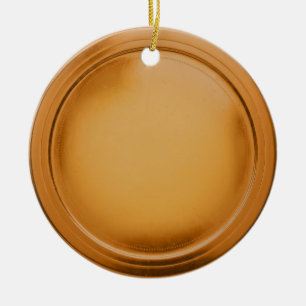 3D-Bronzefolien-Siegel Elegant Excellence Award Me Keramik Ornament