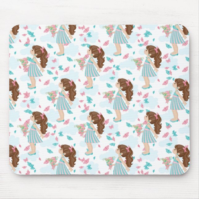 3D Butterfly Wall Art Mousepad (Vorne)