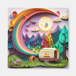3D-Camping Magnet
