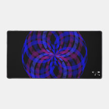 3D Center Blume Petal Geometric Mouse Pad Mat