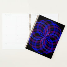 3D Center Geometric Blume Petal Planner