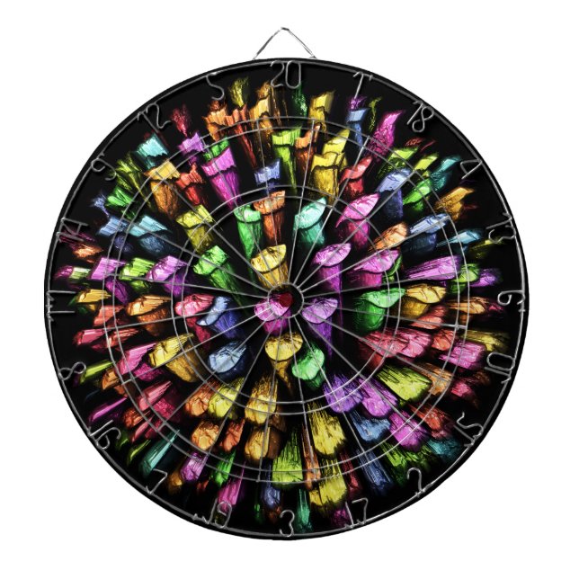 3D Chalk Sticks 1A Dart Board Dartscheibe (vorne)