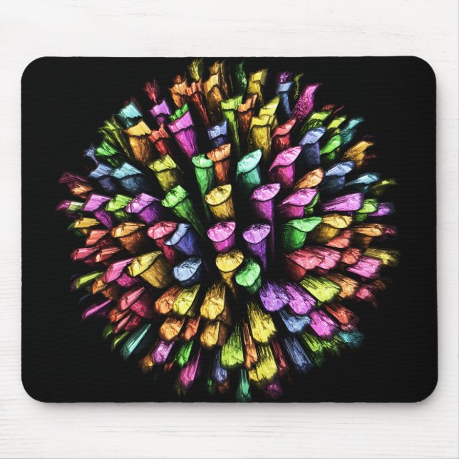 3D Chalk Sticks 1A Mousepad (Vorne)