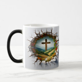 3D Christian Cross Verwandlungstasse