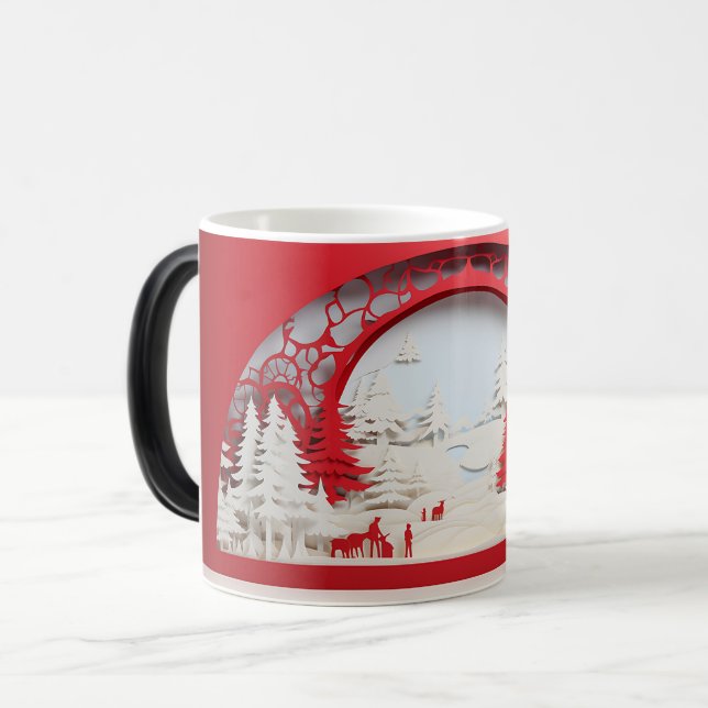 3D-Christmas Verwandlungstasse (Vorderseite Links)
