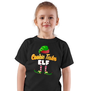 3D Cookie Tester Elf Family Matching T-Shirt