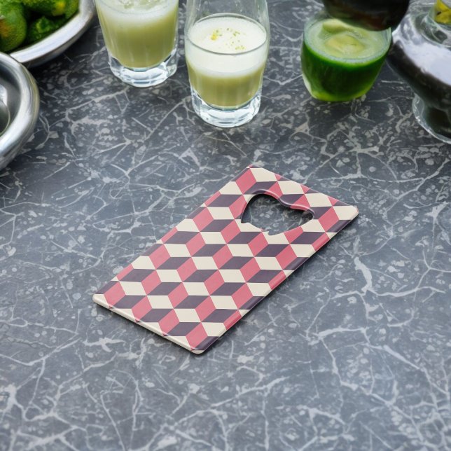 3d Cubes Pattern Geldbeutel Flaschenöffner (Bottle Openers)