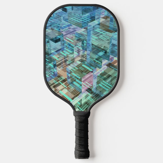 3D-Datenkuben Pickleball Schläger (Vorderseite)