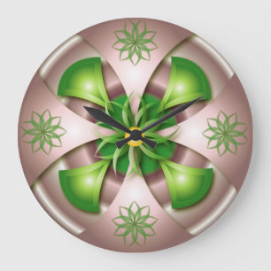 3D-Design-Wanduhr Große Wanduhr