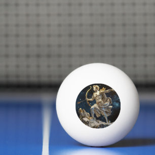 3D-Diagramm der zwölf Tierkreiszeichen - Sagittari Tischtennisball