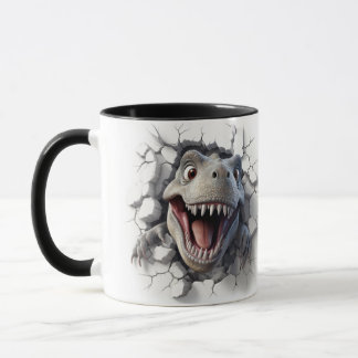 3D Dinosaurier-Loch in einer Tasse - Entfesseln Si