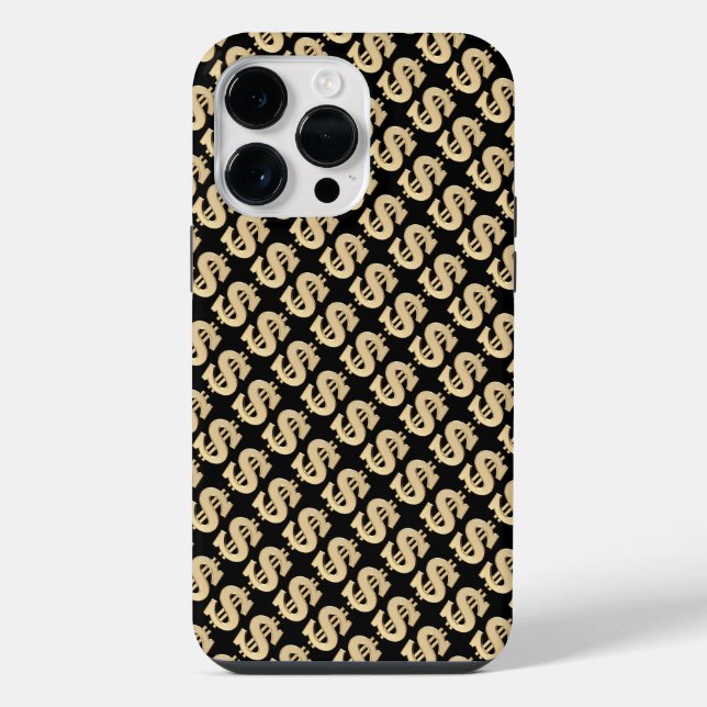 3D-Dollar iPhone 14 Pro Max Hülle (Rückseite)