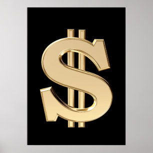 3D-Dollar Poster