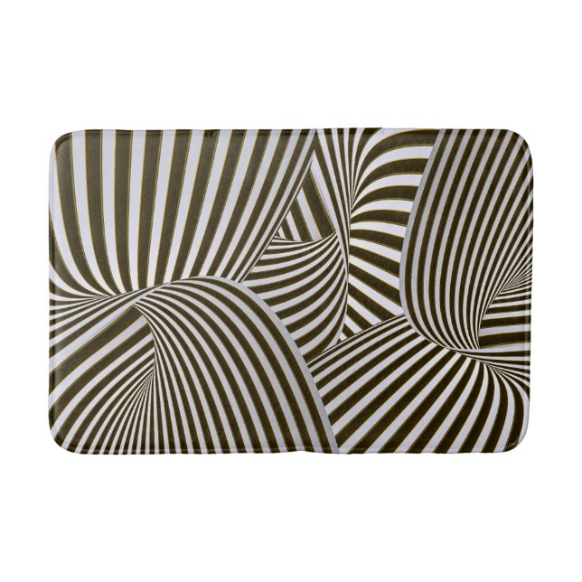 3D-Drehungen Bath Matts Badematte (Vorderseite)