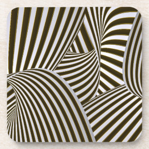 3D-Drehungen Untersetzer aus Kunststoff Set 6