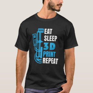 3D-Drucker 3D-Modellbauer 3D-Druck T-Shirt