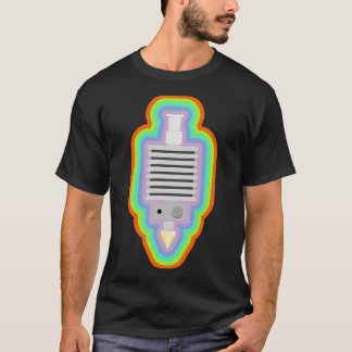 3D-Drucker-Hotend mit farbigem Rand T-Shirt