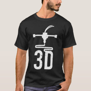 3D-Druckernozzle Design Cooler 3D-Druckgürtel T-Shirt