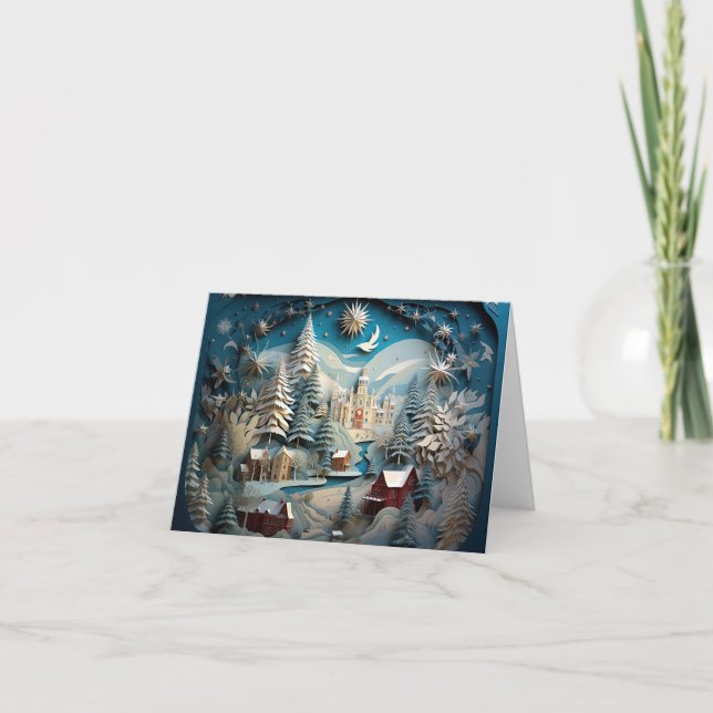 3D-Effekt Abstrakter Weihnachtsgeschmack (Vorderseite)