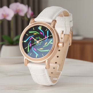 3D Emerald Watch Dial Armbanduhr