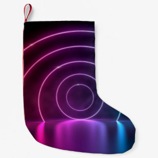 3d Entfärbung des ultravioletten Kreisportals glüh Kleiner Weihnachtsstrumpf