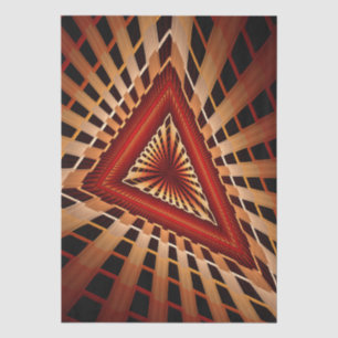 3D-Fantasie-Netzwerk Moderne fraktale Grafikdesign Seidenpapier