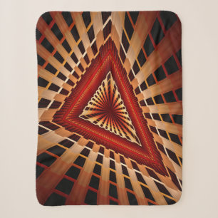 3D-Fantasie-Netzwerk Moderne fraktale Grafikdesign Sherpadecke