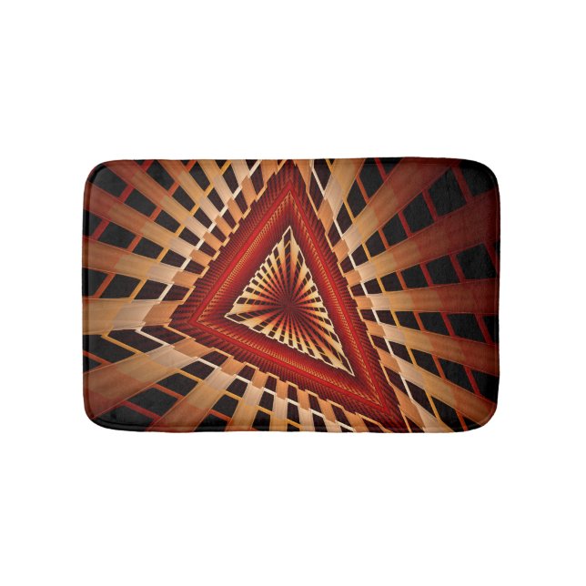 3D Fantasy Network Modern Fraktal Graphic Design Badematte (Vorderseite)