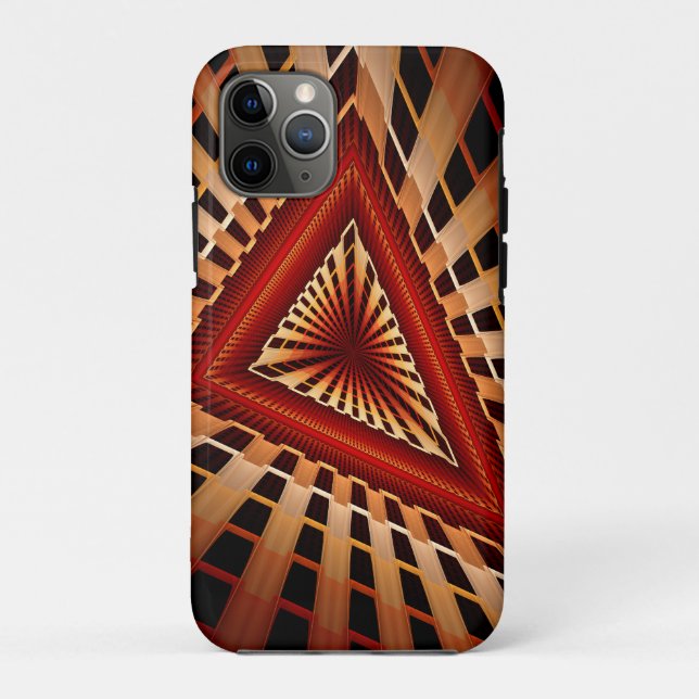 3D Fantasy Network Modern Fraktal Graphic Design Case-Mate iPhone Hülle (Rückseite)