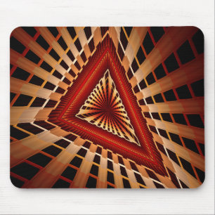 3D Fantasy Network Modern Fraktal Graphic Design Mousepad