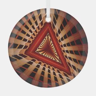 3D Fantasy Network Modern Fraktal Graphic Design Ornament Aus Glas