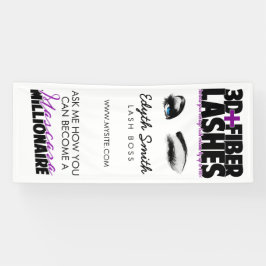 3D + Faser-Peitschen Banner