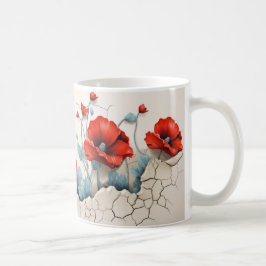3D Floral Mug Kaffeetasse