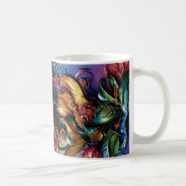 3D Floral Mug Kaffeetasse