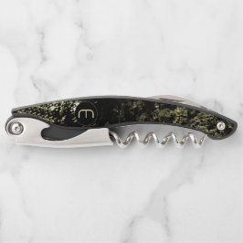 3D-Fraktal Mineral Geek Monogram-Schraube Kellnermesser