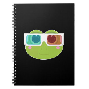 3D-Frosch (2) Notizblock