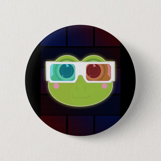 3D Frosch Button (Vorderseite)