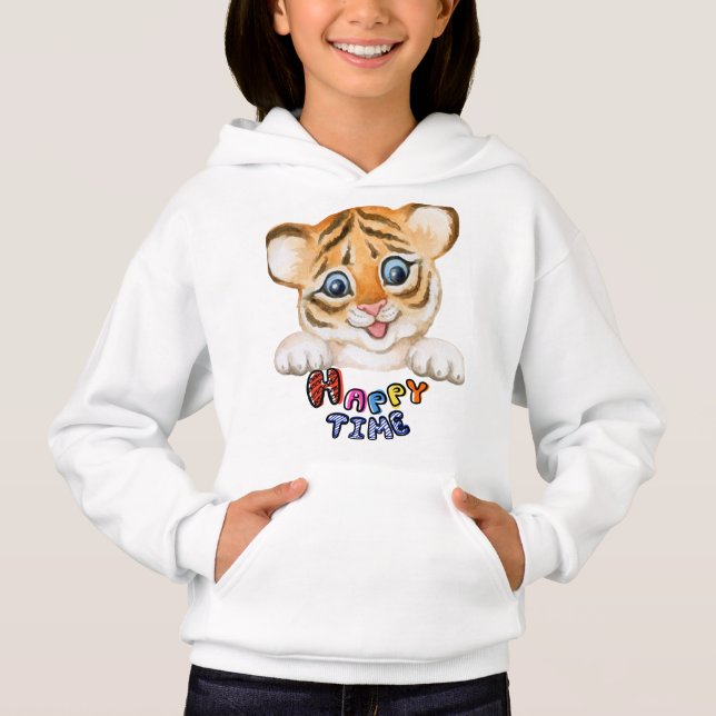 3d Funny Teddy Hoodie (Vorderseite)