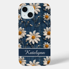 3D-Gänseblümchen-Denim-Handyhülle Case-Mate iPhone Hülle