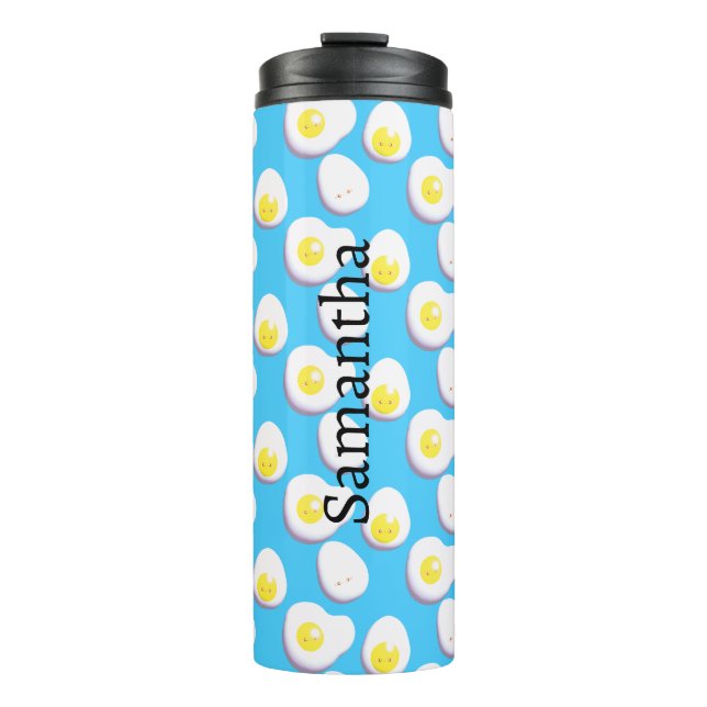 3D gekochte und gefrorene Eier Thermosbecher (Vorderseite)