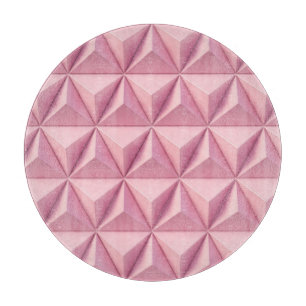 3D geometrische Dreiecke: minimalistischer Hinterg Schneidebrett