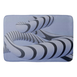 3D Geometrische Kunstmatte - Modern & Augen-Catchi Badematte