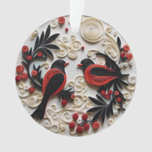 3d Geschenkte Art Birds Ornament