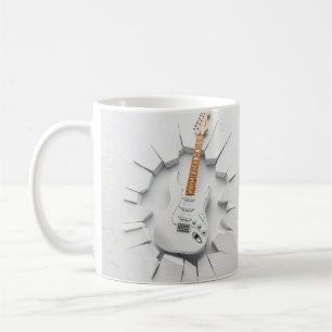 3D-Gitarren-Tasse-Wrapper, 3D-Tasse-Design Kaffeetasse